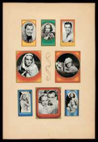 1936年德国印制好莱坞影星香烟画片集一册